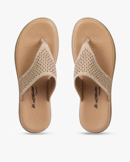 Embellished T-strap Platforms