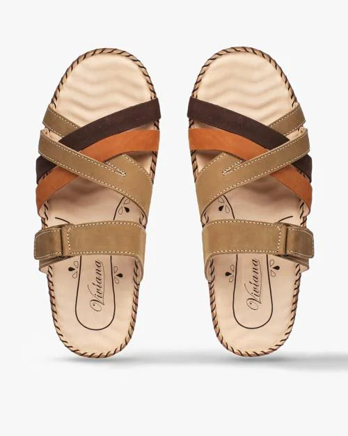 Strappy Wedges with Velcro Fastening