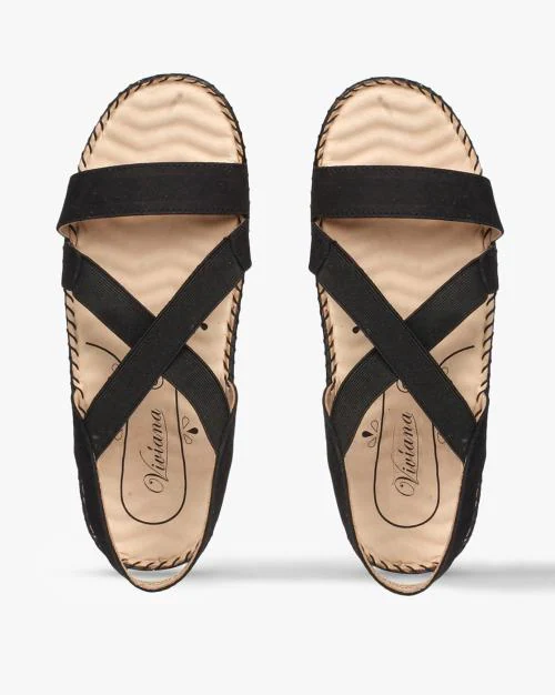 Strappy Slingback Wedges