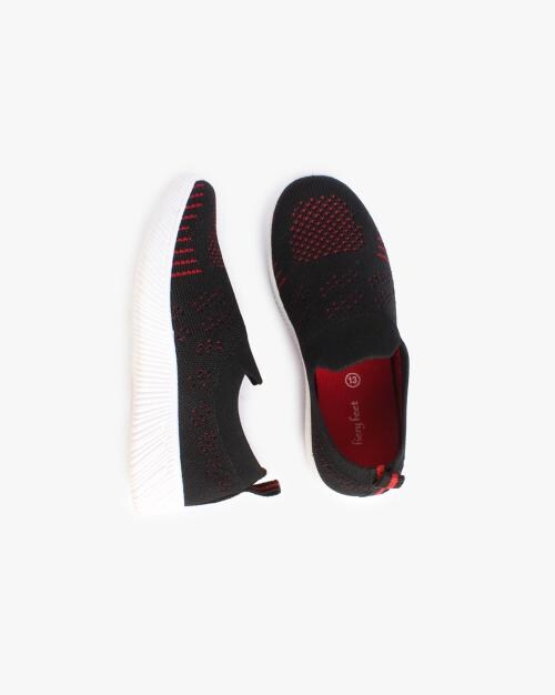 textured slip on shoes