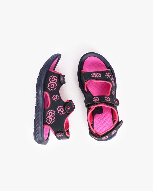 Floral Print Floater Sandals