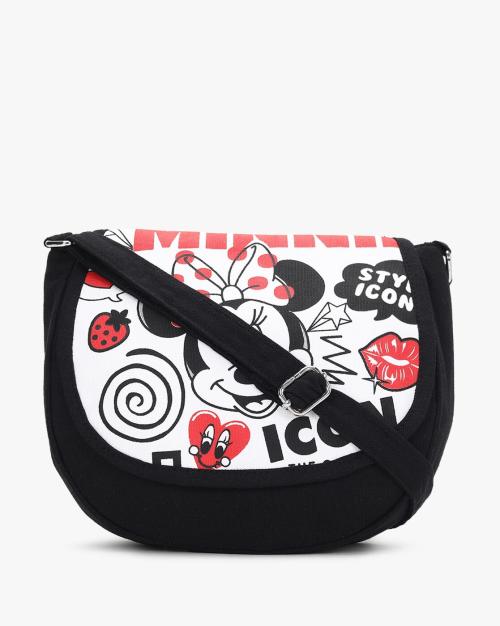 Minnie Mouse Print Sling Bag