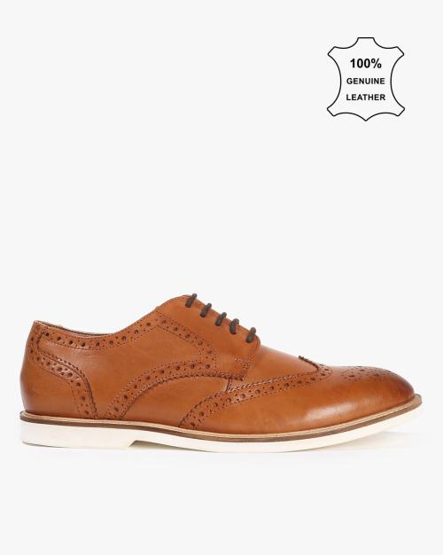 Men Lace-Up Brogue Shoes