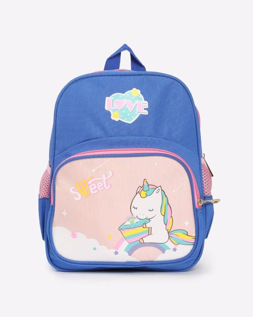 Colourblock Backpack with Adjustable Backstraps