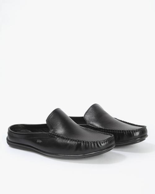 Square-Toe Slip-On Shoes