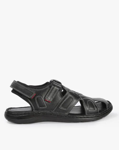 Criss-Cross Shoe-Style Sandals