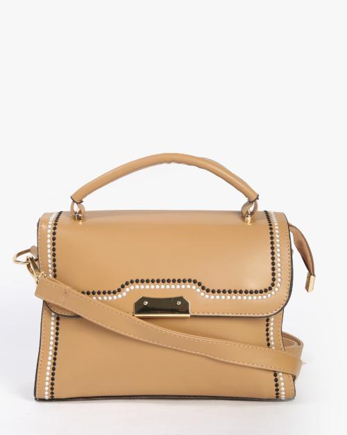 Women Satchel Bag with Detachable Strap