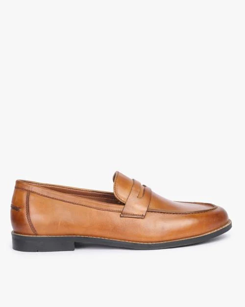 Leather Slip-On Formal Shoes