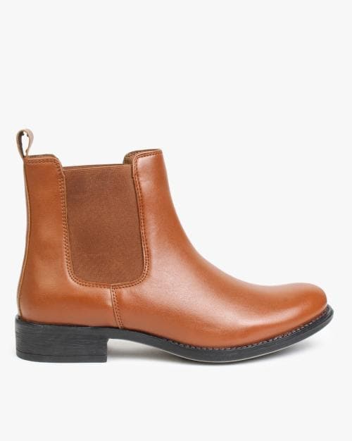 Slip-On Ankle-Length Boots
