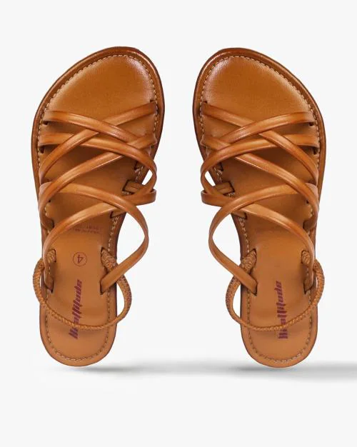 Strappy Flat Sandals - JioMart