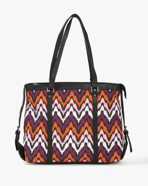 Geometric Print Shoulder Bag