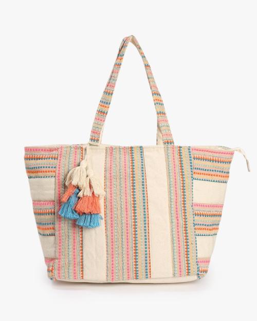 Embroidered Shoulder Bag