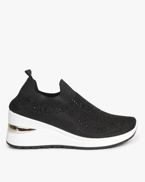 Slip-On Shoes with Embellishments