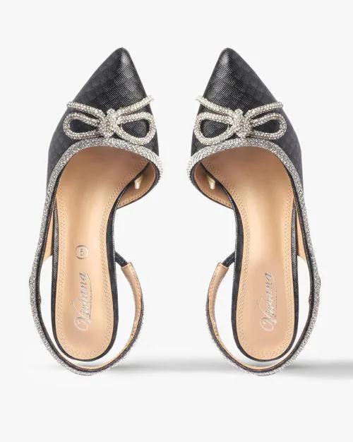 embellished pumps