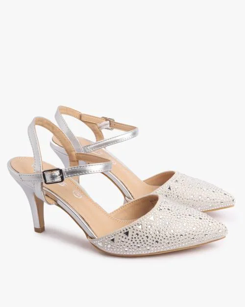 embellished pumps