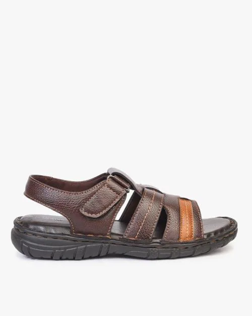Multi-Strap Sandals with Velcro Fastening