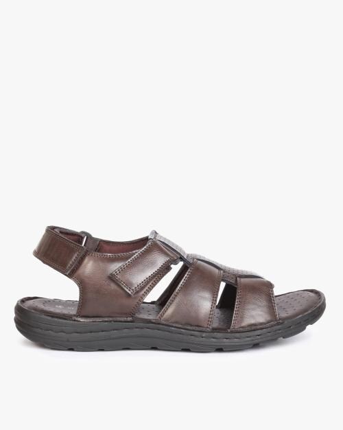 Multi-Strap Sandals with Velcro Fastening