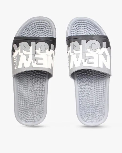 Printed Slides with Textured Footbed