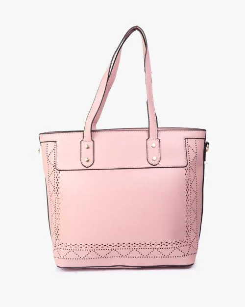 Tote Bag with Laser-Cut Work