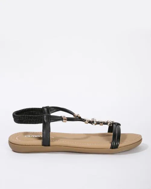 Women T-Strap Slingback Sandals