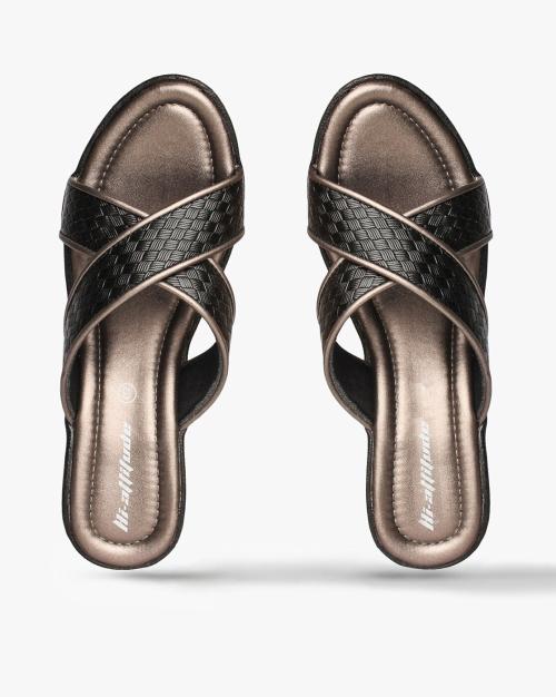 Women Criss-Cross Strap Wedges