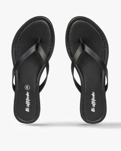 Women Thong-Strap Flat Sandals