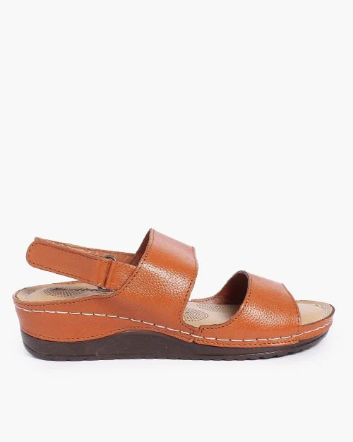 Women Wedges with Velcro Fastening