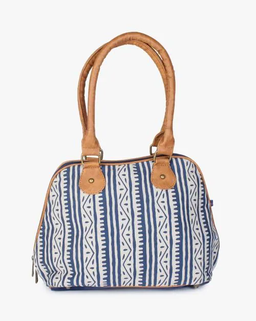 Ikat Print Shoulder Bag