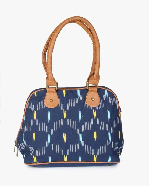 Ikat Print Shoulder Bag
