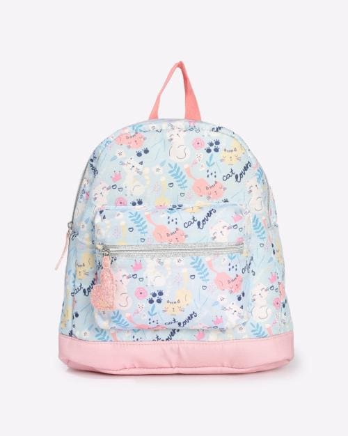 Floral Print School Backpack
