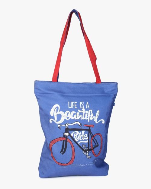 Graphic Print Tote Bag