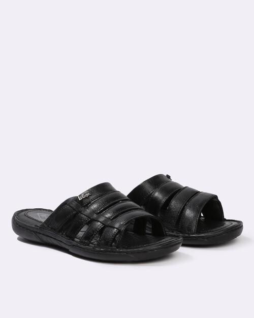 Men Multi-Strap Slip-On Sandals