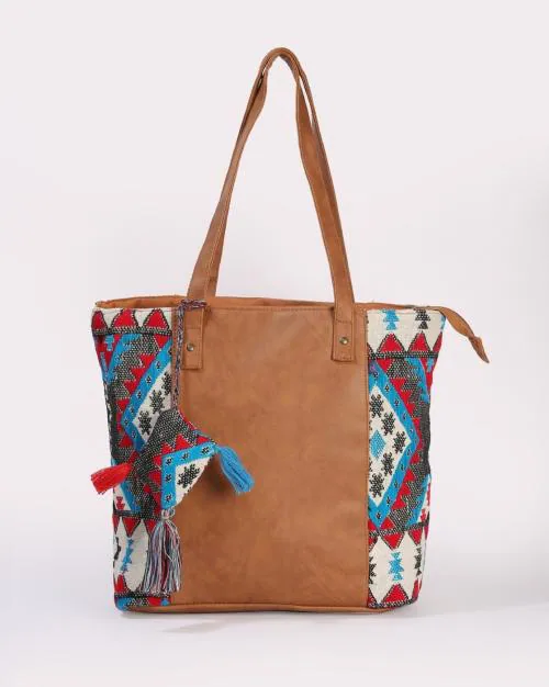 Geometric Pattern Tote Bag