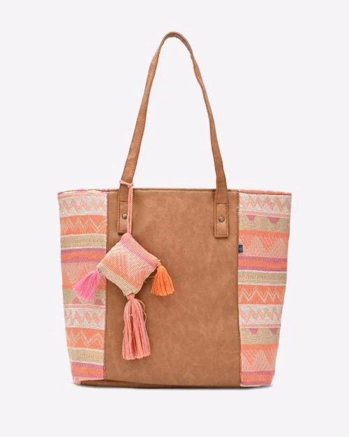 Geometric Pattern Tote Bag