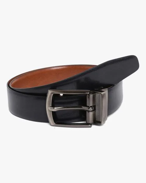 Reversible Belt with Pin Buckle Closure
