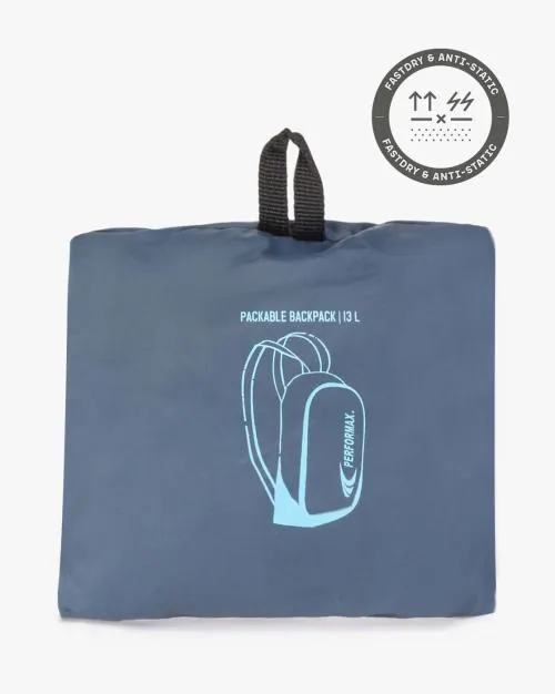 Buy Brand Print Backpack with Grab Handles Online at Best Prices in