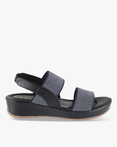 Women Double-Strap Platform Sandals