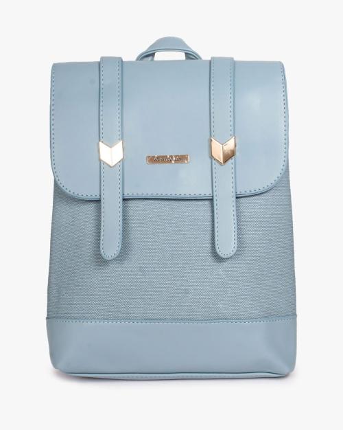 Colorblock Backpack with Adjustable Straps