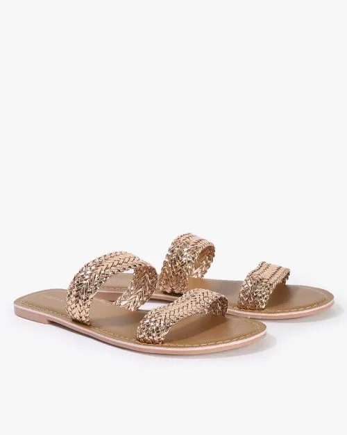 padded slip on sandals