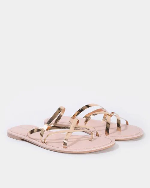 padded slip on sandals