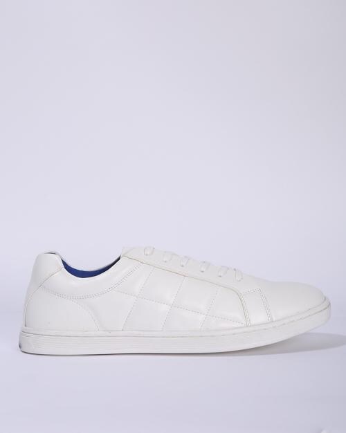 Quilted Lace-Up Shoes