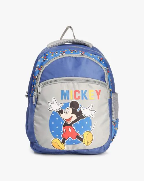 Mickey Mouse Print Backpack