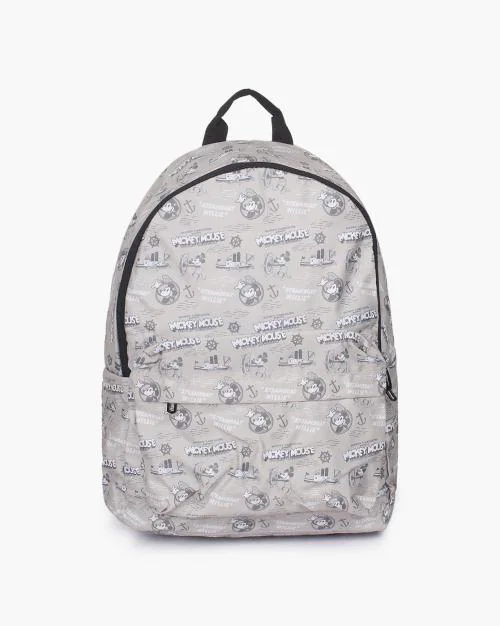 Girls Mickey Mouse Print Backpack