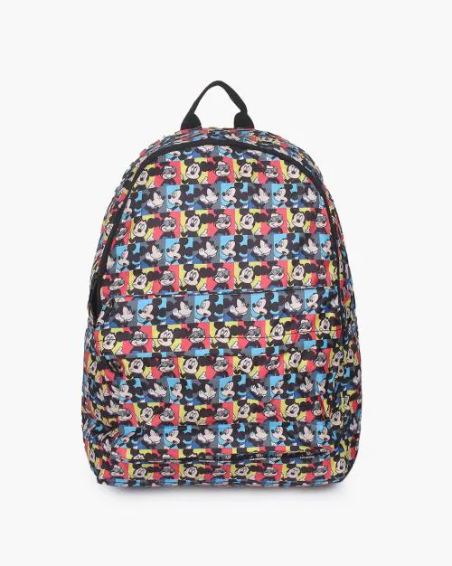 Girls Mickey Mouse Print Backpack