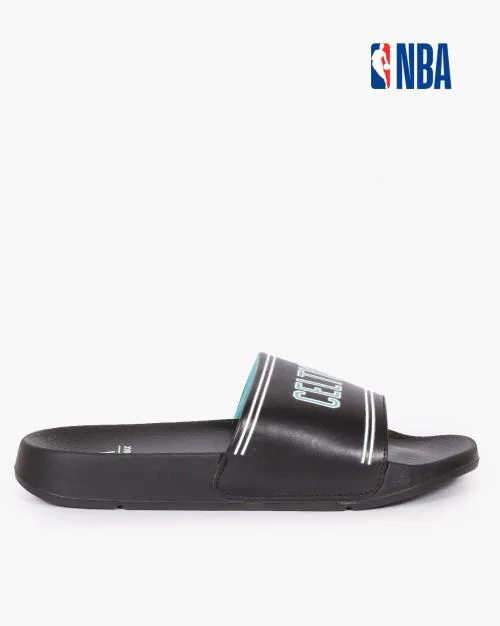 Men NBA Celtics Basketball Slides