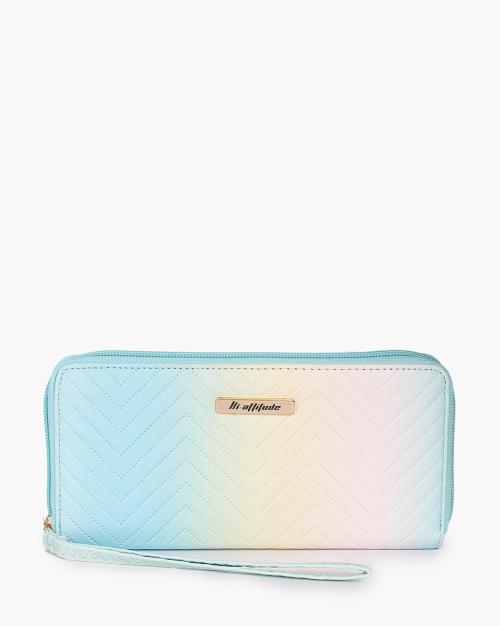 Women Quilted Zip-Around Wallet