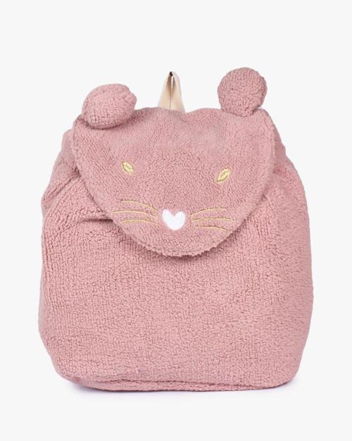 Girls Embroidered Backpack with Grab Handles