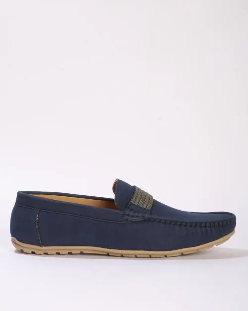 Men Round-Toe Bit Loafers