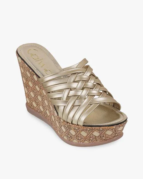 Women Strappy Wedges