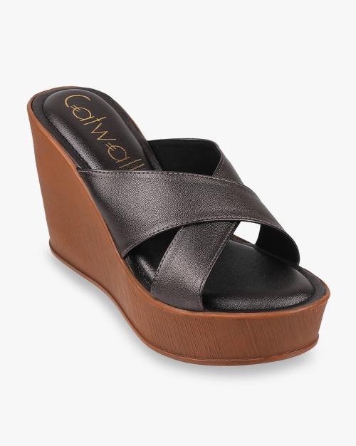 Women Dual-Strap Wedges